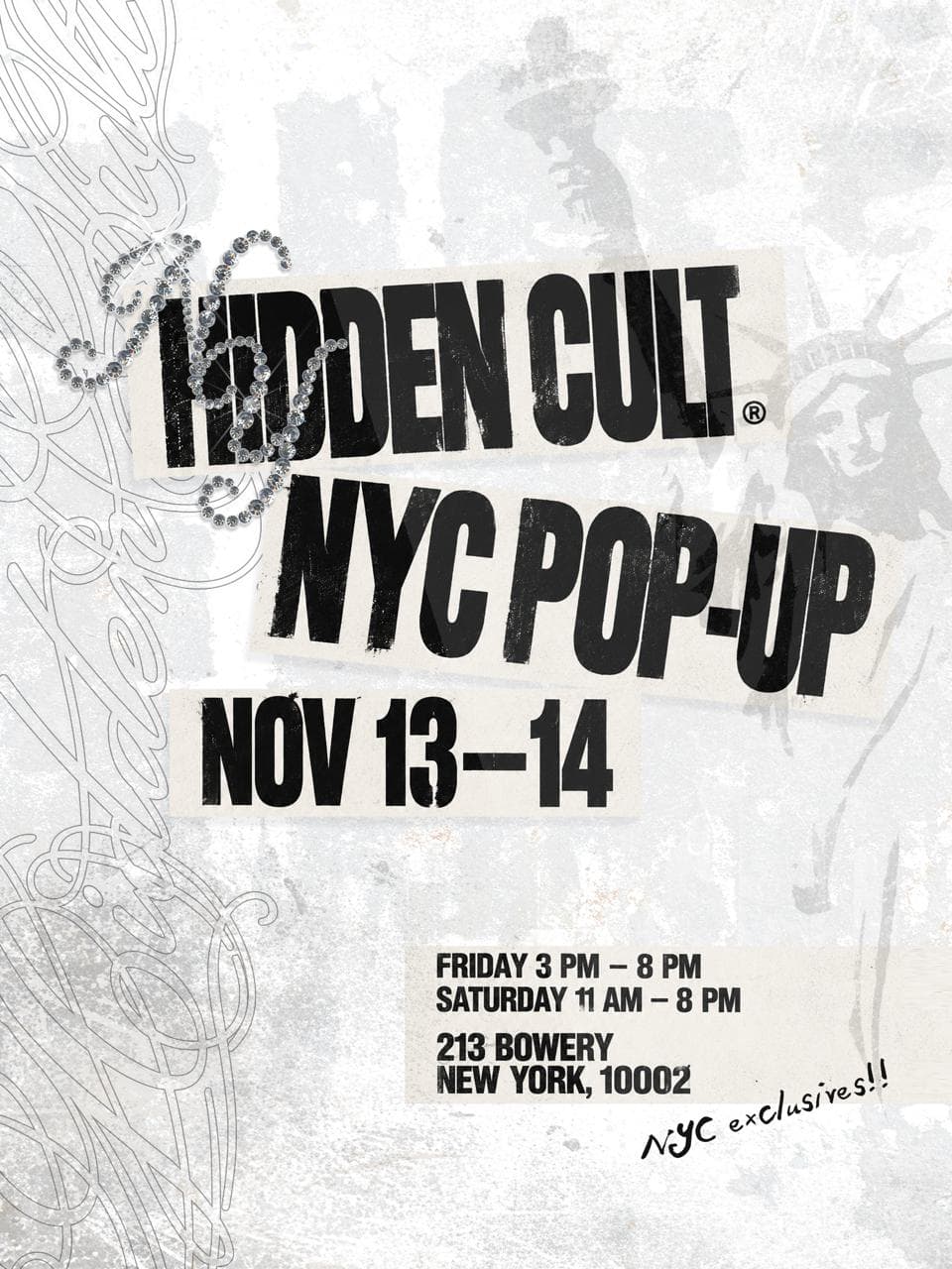 HIDDEN CULT® NYC POP-UP🗽