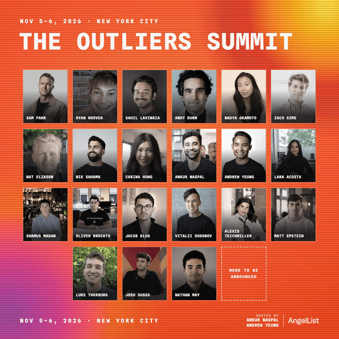 The Outliers Summit (Nov 5 & 6)