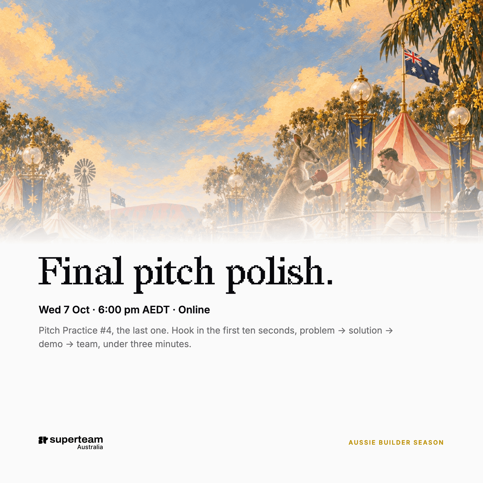 Final Pitch Polish — Pitch Practice #4