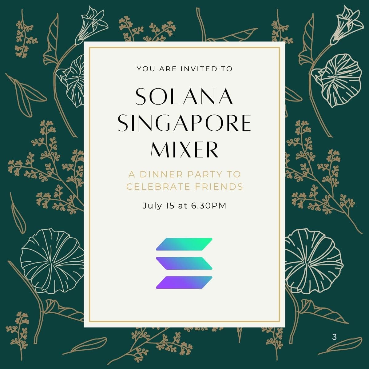 Solana Singapore Mixer