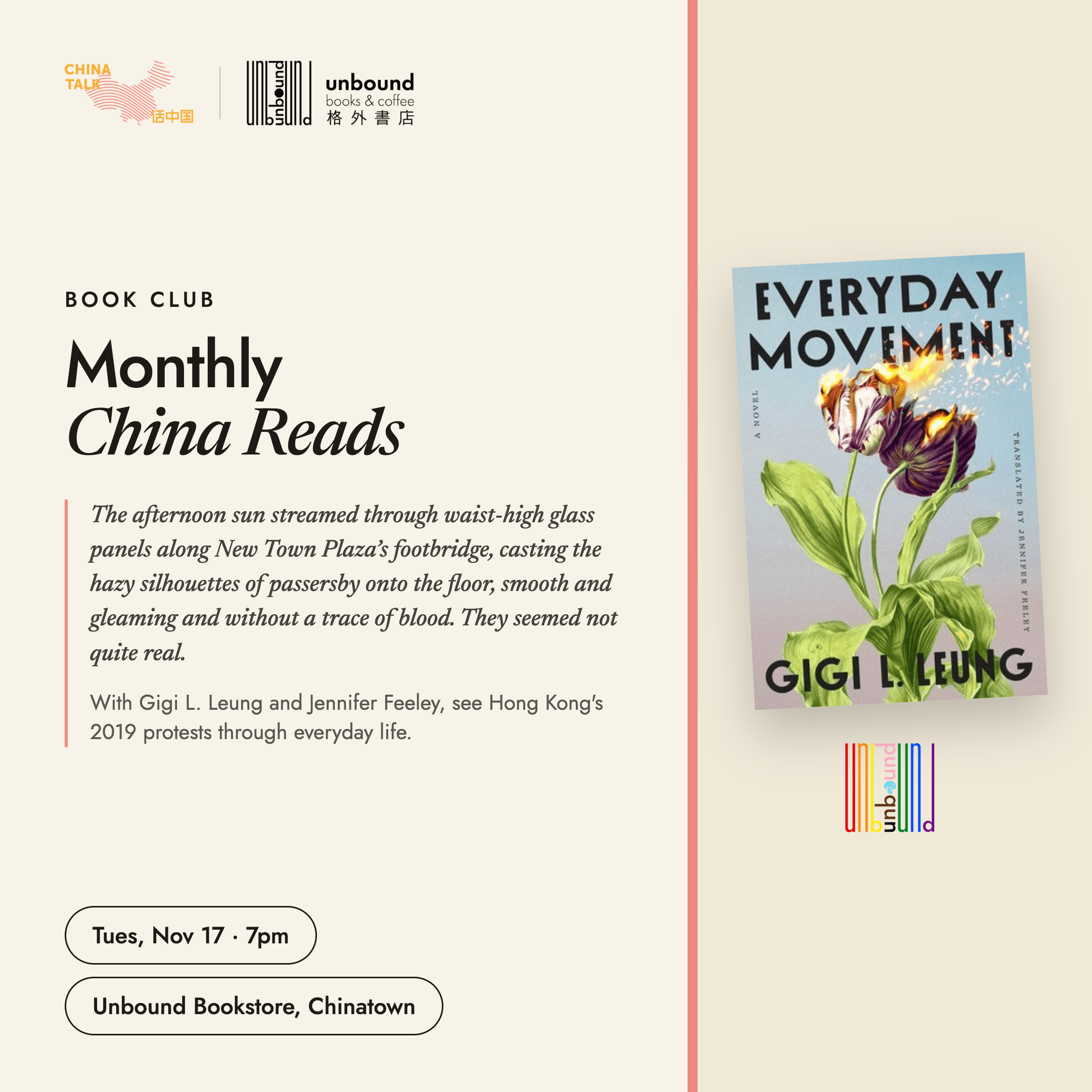 ChinaTalk & Unbound Present: Everyday Movement (Monthly China Reads, #2)