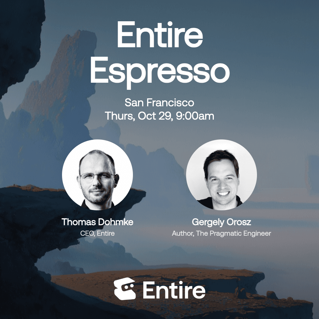 Entire Espresso with Gergely Orosz and Thomas Dohmke