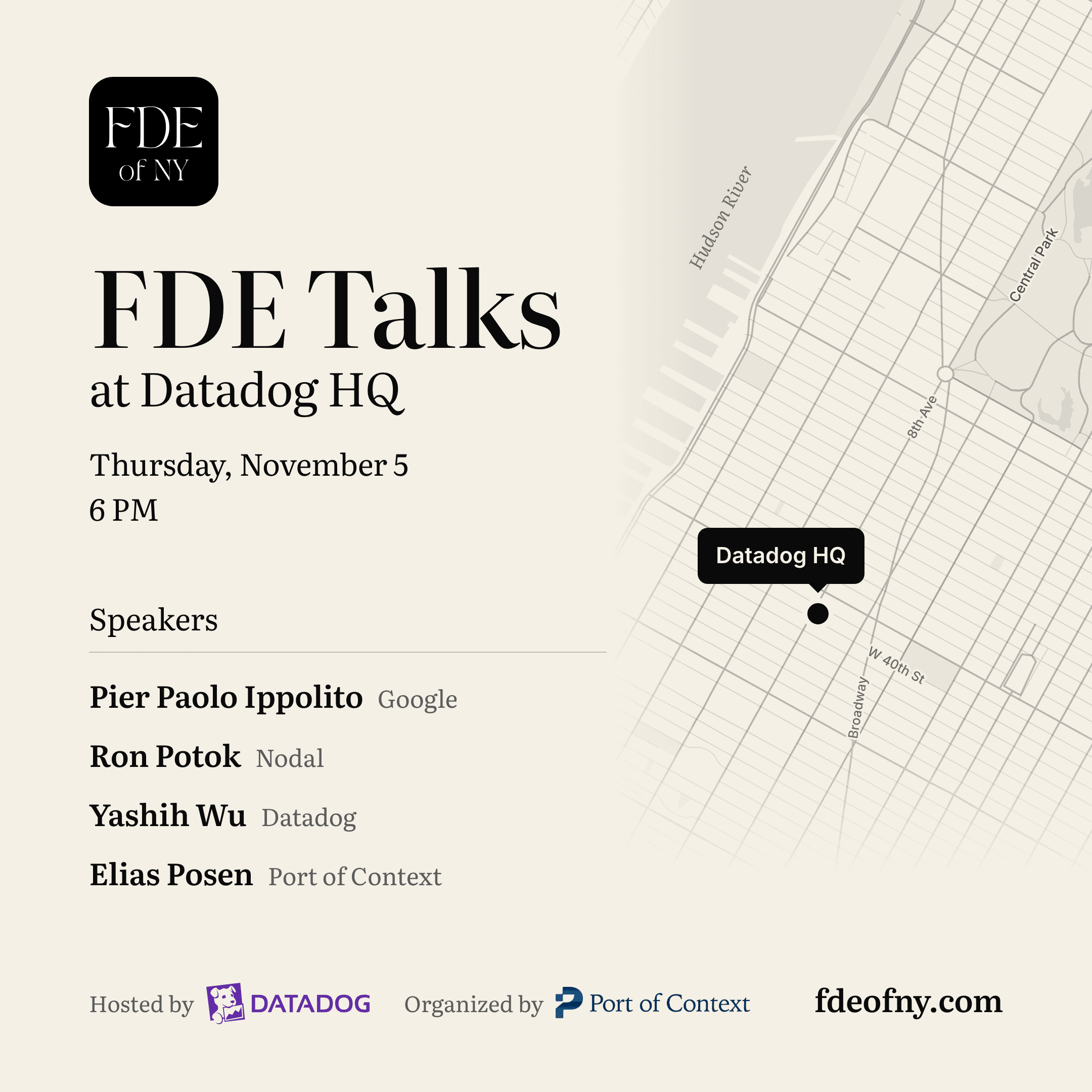 FDE of NY Talks at Datadog
