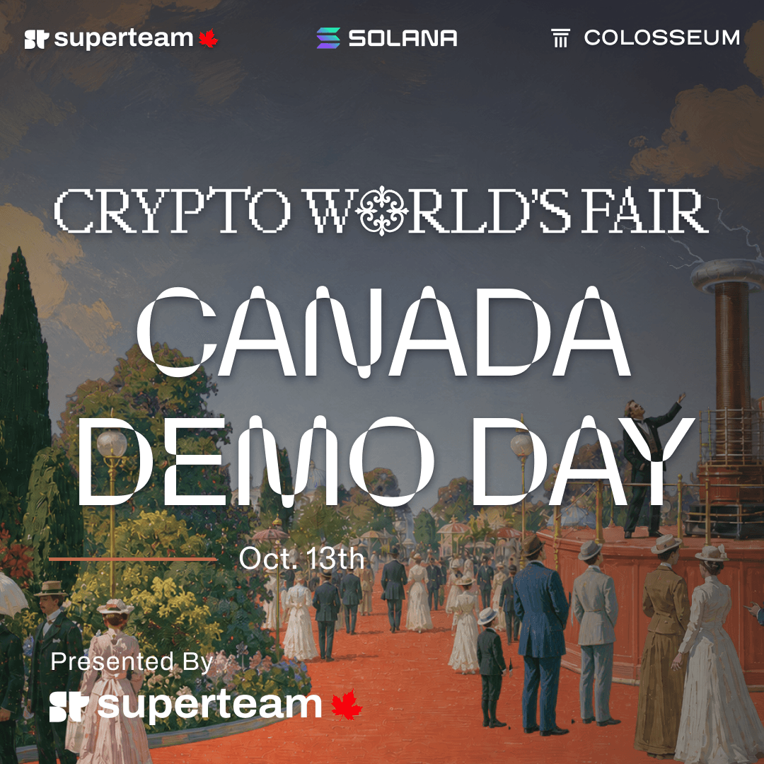 Canada Demo Day Watch Party: Colosseum Crypto World's Fair