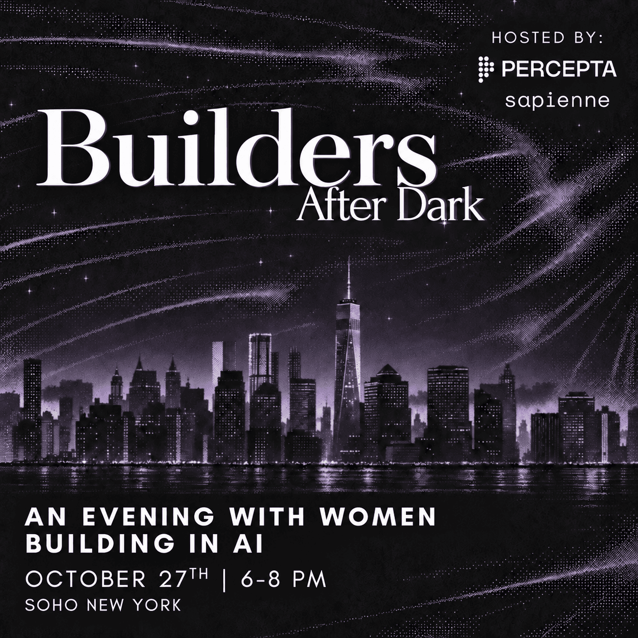 Percepta x Sapienne - Builders After Dark: An evening for women in AI